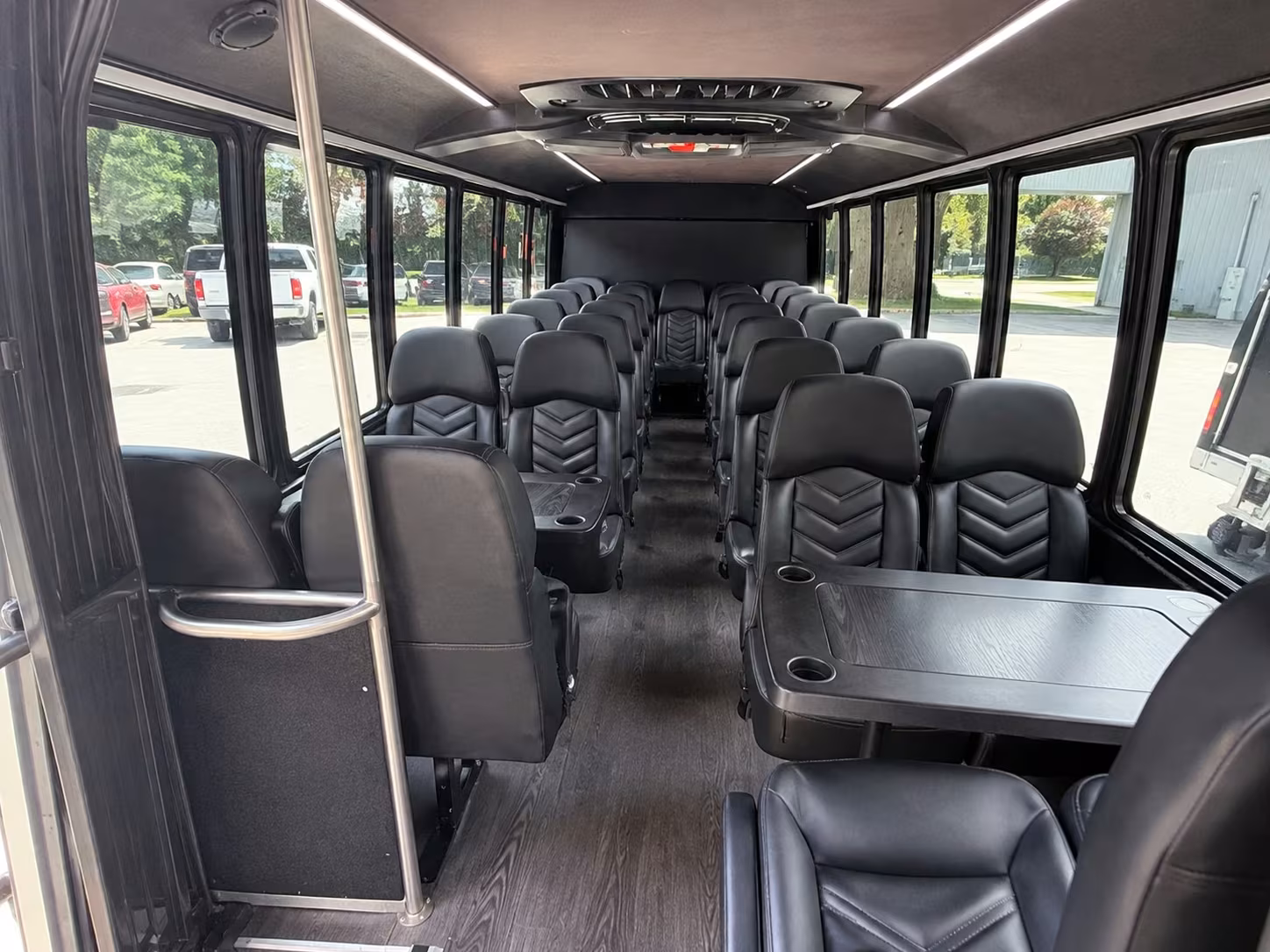 15 passenger minibus interior