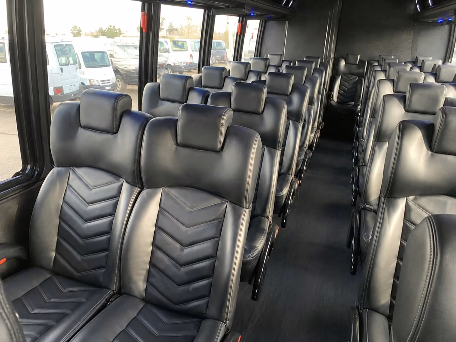 20 passenger minibus interior