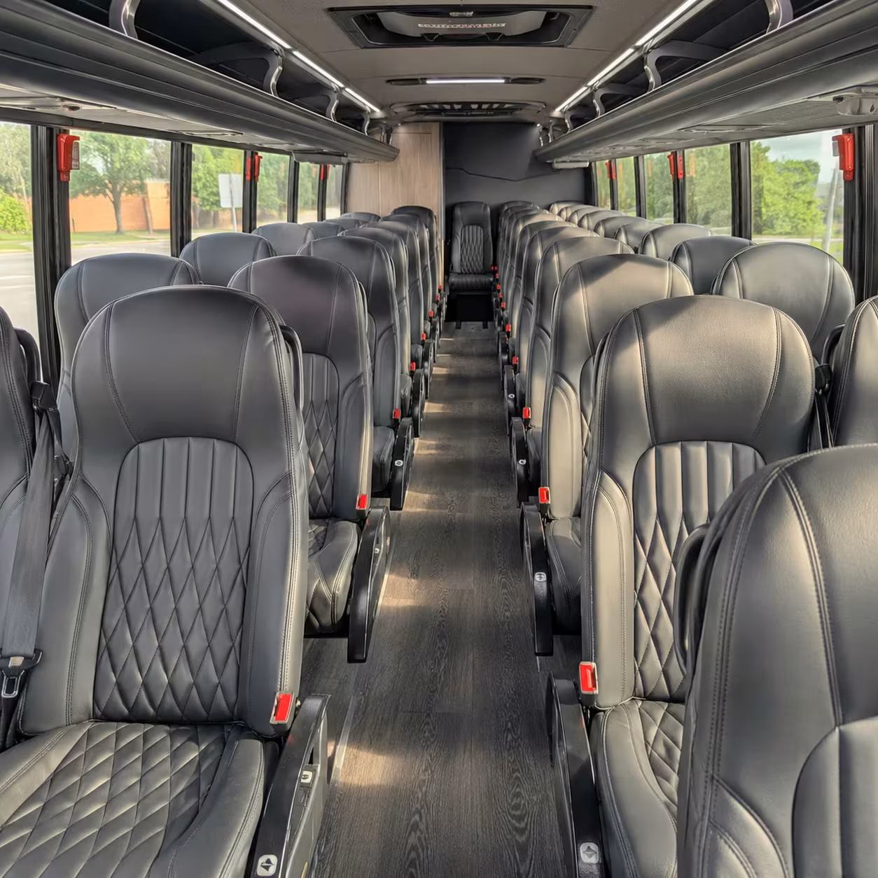 35 passenger minibus interior
