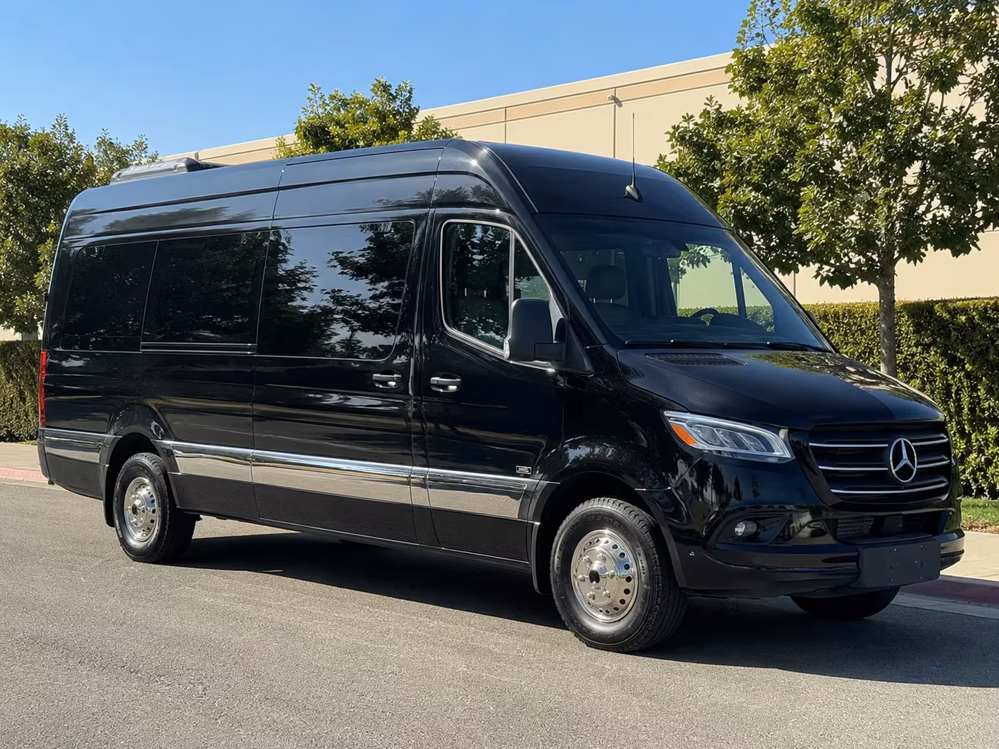 sprinter van rentals for small vista wedding groups