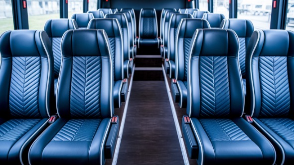 vista 15 passenger minibus inside