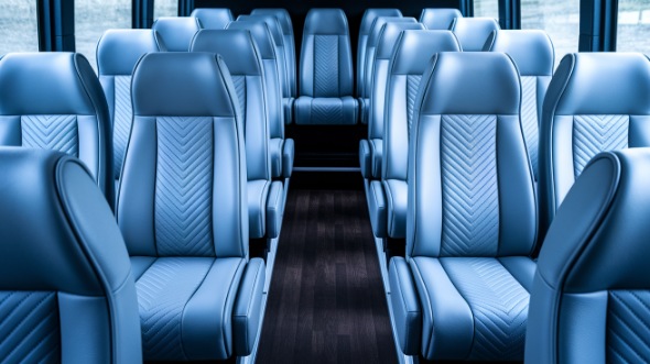 vista 28 passenger minibus inside
