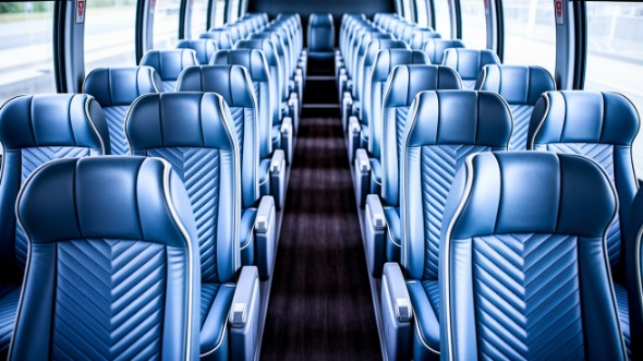 vista 50 passenger charter bus interior
