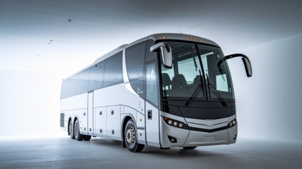 vista 54 passenger charter bus