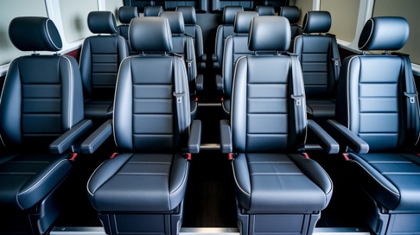 vista sprinter van with driver inside